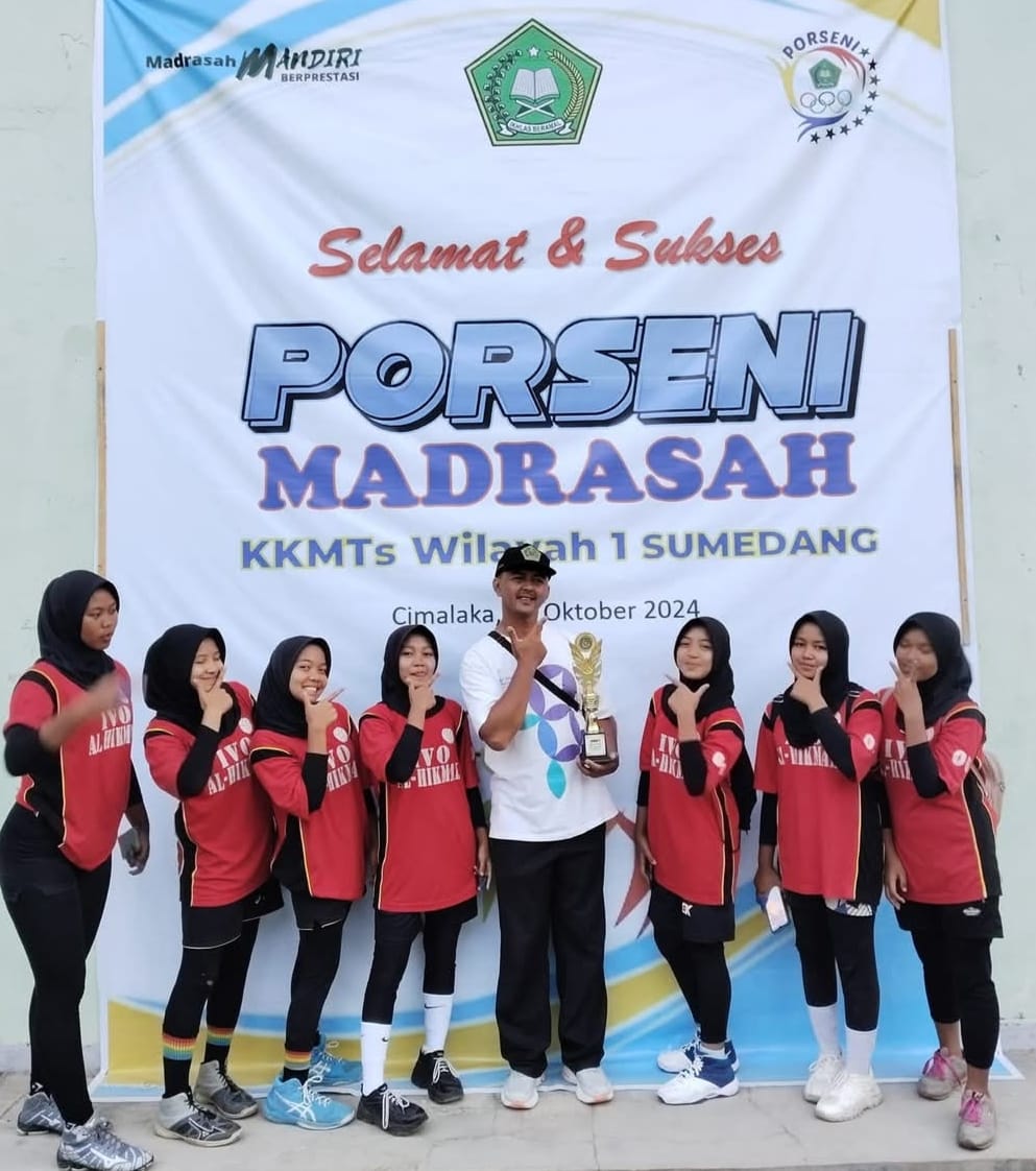 Prestasi Membanggakan di Ajang PORSENI Madrasah KKMTs 1 Wilayah 1 Sumedang